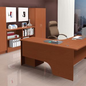 writing desk, cabinets, chest of drawers