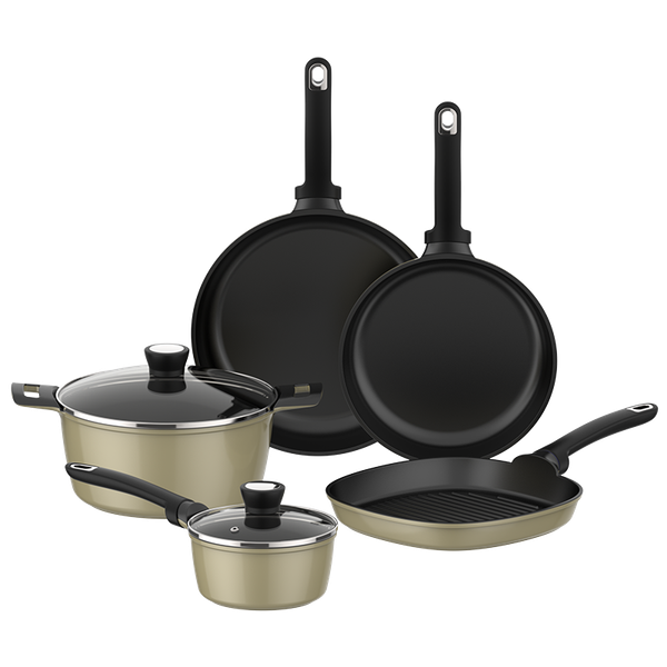 ASD Wholesale Kitchenware Pots and Pans Sets Non Stick Aluminum Frying Pans Soup Pot Milk Cookingware Cookware Cooking Pot Set
