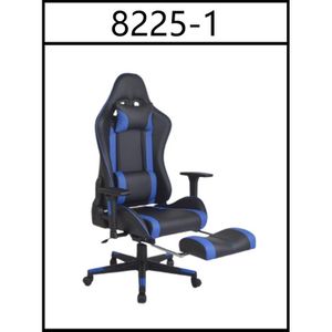 High Back Gaming Chair with Footrest