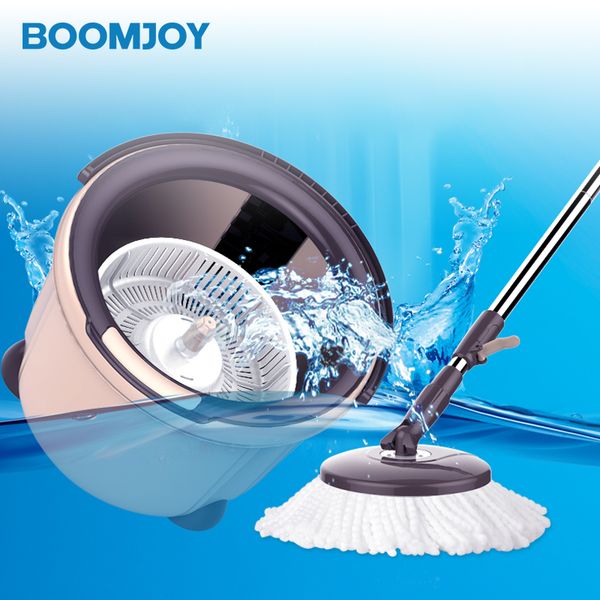 Jesun Microfiber Centrifugal  2021 Bucket Floor Cleaning System Twist Mop With Pad Refill