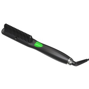 Electric Hair Straightener Brush,Lightweight Hair Straightener Comb with 5 Temps and Negative Ionic Technology