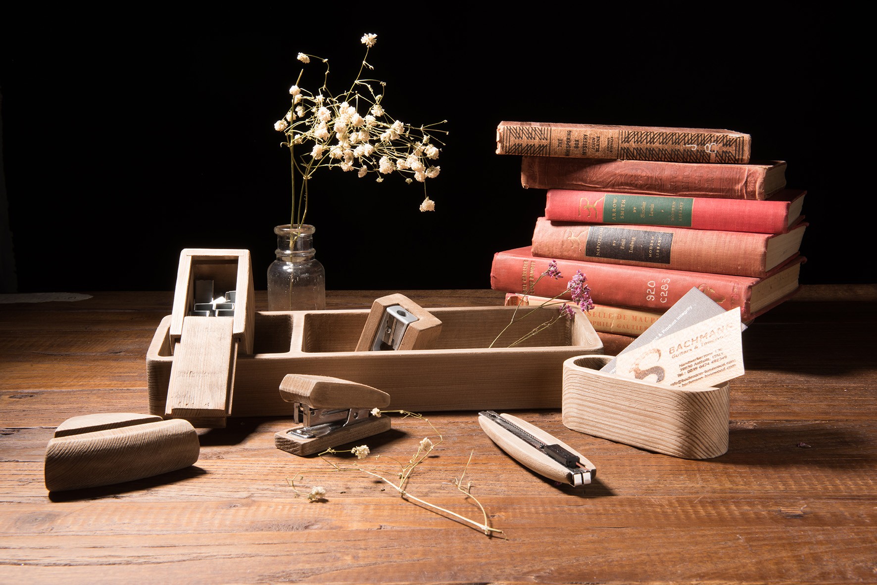 Wooden Desk Organizer