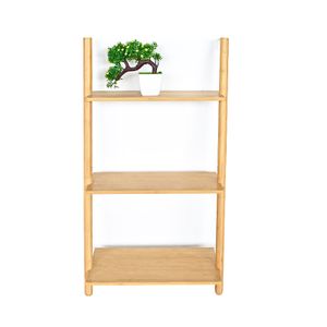 Wholesale Stable Nature Bamboo Storage Book Shelf and Flower Stand Display Shelf