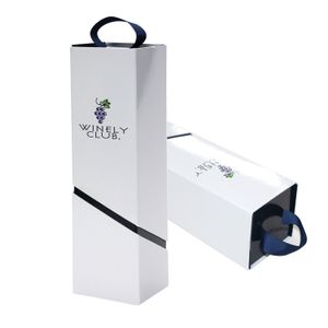 Custom Luxury  Foldable Cardboard Packaging Liquor Set champagne Whisky Red Wine Bottles Glass Wine Paper Gift  Box