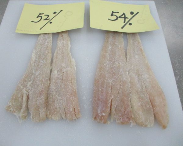Alaska Pollock Fillets Dried&salted