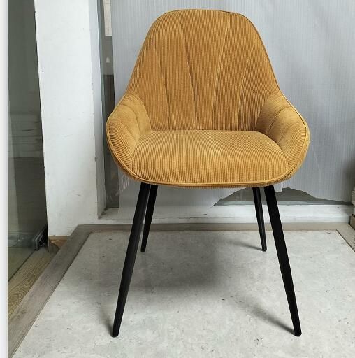Modern Oak Wooden Dining Chair PU Leather Scandinavian Velvet Extendable Metal Leg for Home Office Kitchen Use for Apartments