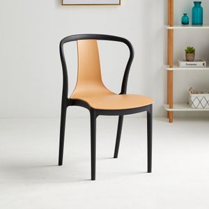 Modern Design Hot Sale Nordic Style Plastic Dining Mesh Chairs Metal Legs With  Powder Coating for Coffee Shop or for Domestic