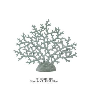 Artificial Resin Coral Ornament White Coral Tabletop Decor