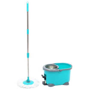 Bucket Spining Mop Floor Cleaning Pedal 360 Spinning Mop with Bucket Rotatable Adjustable Cleaning Mop