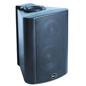 T-774 4"+1.5" Cheap Two Way Wall Mounted Speaker, 15W, 100V, ABS Body, Metal Grille, Metal Bracket, Black