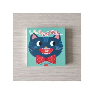 Engaging '1 2 3 Eat with Me' Interactive Paperboard Book Teaching Healthy Eating Habits and Numbers in a Fun Way