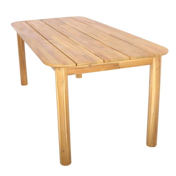 Vietnam Manufacturer Custom Acacia Wooden Furniture for Kitchen Living Room Rectangle Modern Style Brown Dining Table