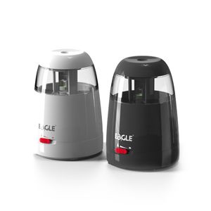 EAGLE EG-5139 Electric Auto Pencil Sharpener Safe Student Helical Steel Blade Sharpener for Artists Kids Adults Colored Pencils