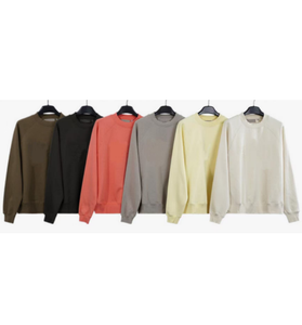 Sweatshirts Set Blank Pullover Printing Logo Custom Cotton-blend Fleece Sweatshirt Mock Neck Sweatshirt Mens Hoodies