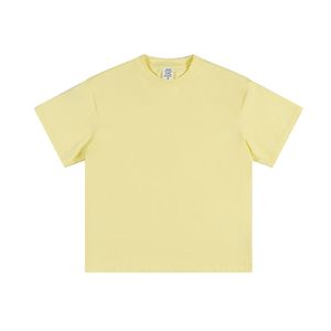 Private Label T-Shirt Supplier Trendy Cotton Oversized Boxy Fit Blank Tee for Men's Line