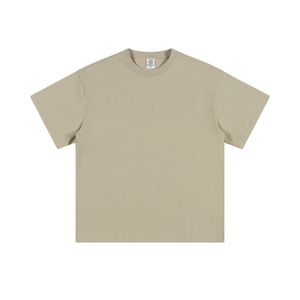 Wholesale Blank T-Shirts Fashion Cotton Oversized Boxy Fit Tees for Custom Men's Clothing