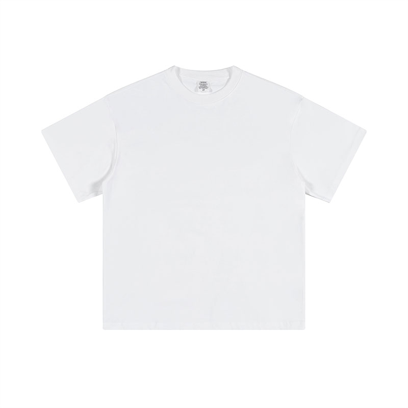 Wholesale T-Shirt Supplier Fashion Cotton Oversized Boxy Fit Blank Tee for Men's Custom Clothing