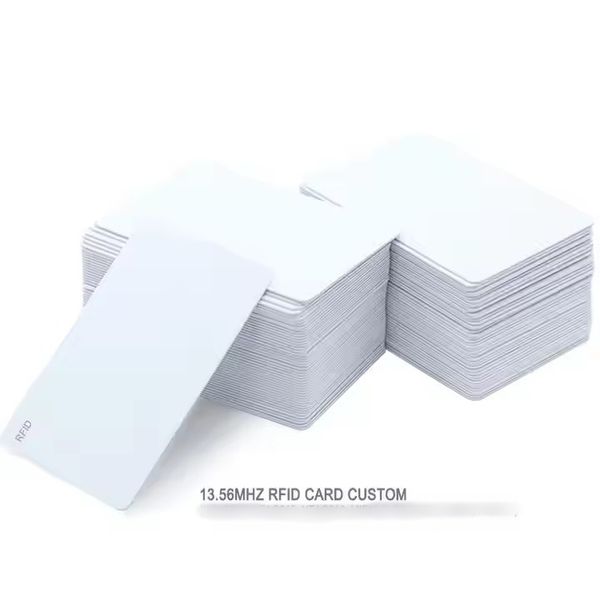 Blank RFID Hotel Key Cards 125kHz/13.56MHz NFC Door Access Control Card Printable Carte en PVC
