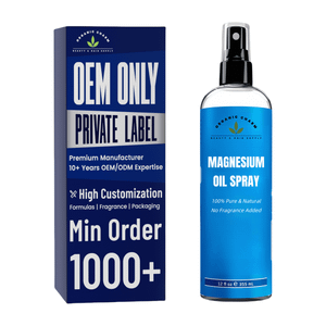 Private Label Premium Organic Natural Topical Magnesium Oil Spray Pure for Relaxation Sleep Body Feet Premium Body Sprays