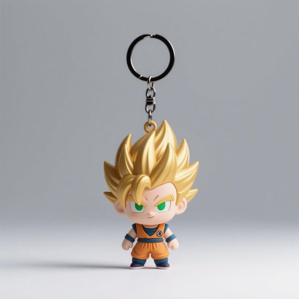 Custom Design Japanese Anime Keychain 3d Pvc Rubber Figure Keychains