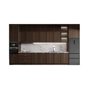 2025 Lechen Restaurant or Kitchen Customization Multi Style Large Capacity Storage Wooden Cabinets