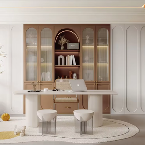 Custom living room bookcases Home Furniture Bookshelf Cabinet