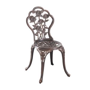 Corrosion-Resistant Die-Cast Aluminum Chair Covers for Outdoor & Indoor Use for Restaurant Farmhouse Hall Entry Casual Furniture