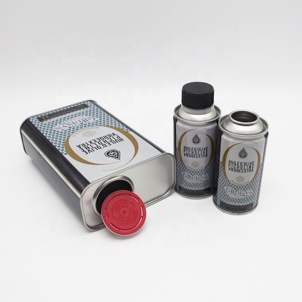Custom Printed Food Grade Can Olive Oil Empty Tin Container