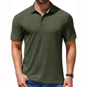 High Quality Custom Made Short Sleeve for Polo Shirt Comfortable and Breathable Jersey Fabric New Design Solid Color