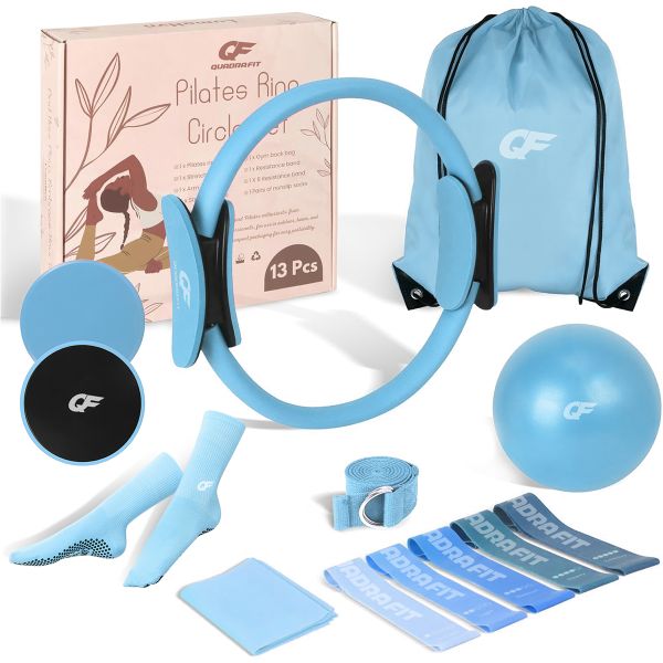 Pilates Accessories Yoga Mat Body Training Weights Adjustable Ankle Wrist Weights Dumbbell Ring Ball Slider Blocks Socks