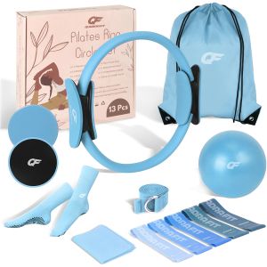 Pilates Accessories Yoga Mat Body Training Weights Adjustable Ankle Wrist Weights Dumbbell Ring Ball Slider Blocks Socks