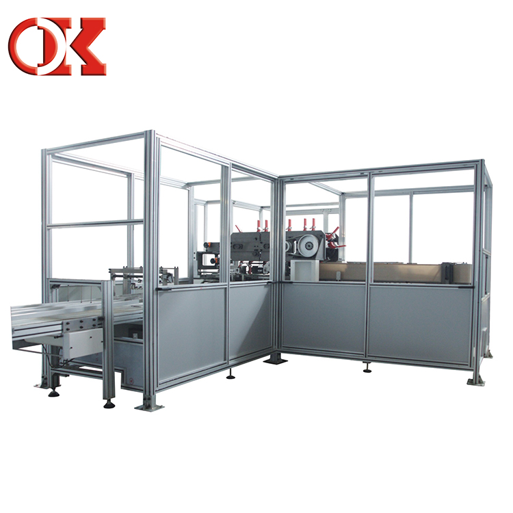 2025 New OK-803F Type Automatic Toilet Tissue Kitchen Paper Production Line Easy to Operate Plastic Film Packaging Cheap Price