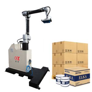 2025 Hot Sale Stacking Robot Palletizer New Condition PLC Core Cheap Price Collaborative Robot/Carton Box Palletizing System
