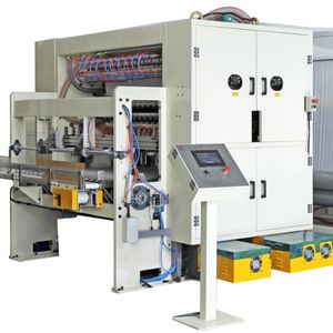 2025 Hot Sale High-Speed V-Fold Facial Tissue Folding Machine Paper Product Making Machine Production Line Pump PLC Motor Gear