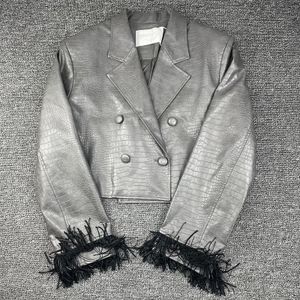 Customizable New for Crocodile Leather Coat Solid Pattern Waterproof and Windproof Feature