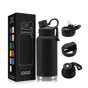 BPA Free Leak Proof Stainless Steel Insulated Water Bottle for Travel and Sports