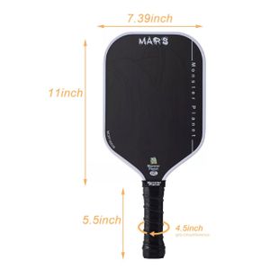 Hot Sale Lightweight Pickleball Paddles for a Fun and Competitive Sport,Monster Planet Mars T700 Carbon Paddels