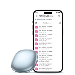 64GB Digital Integrated Voice Recorder with Playback Mini Magnetic Voice Activated Audio Recorder Mp3 Player