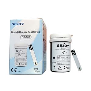 Sejoy Exactive Vital Glucose Test Strips Wholesale Diabetes Machine Test Strips for Diabetics