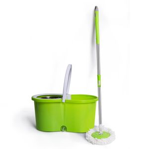 Supernatural Mop Set 360 Twist Wiper Cotton Spin Bucket Mob Magic Floor Cleaning Spinning Mop 360