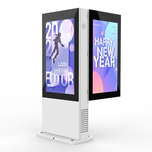 75-Inch Dual-Sided Outdoor LCD Digital Signage Double-Sided outside Advertising Stand for Shopping Malls and Elevators