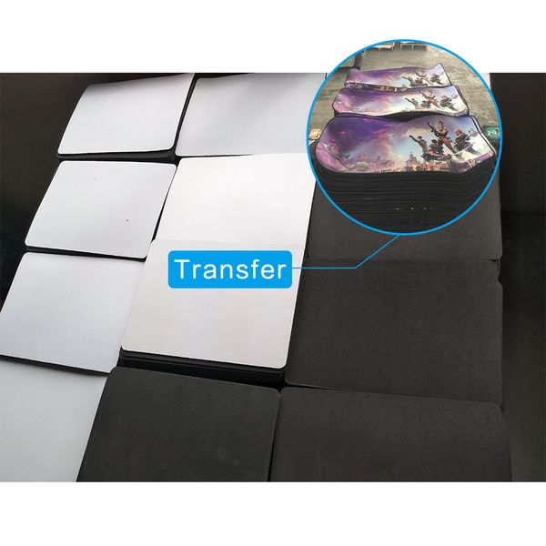 Bulk Blank White Sublimation Microfiber Mouse Pad Material Factory