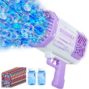 Bubble Machine Gun 69 Holes Bubble Gun Bubbles Kids Toys for Toddlers Boys Girls