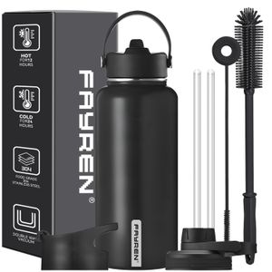 Vacuum Insulated Double Walled Water Bottle Leak proof 22oz 32 oz 40oz 64oz BPA Free Metal Water Bottle