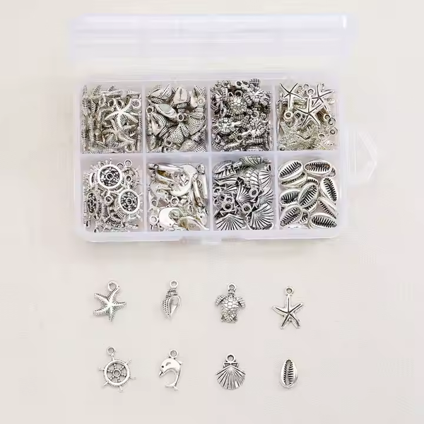 Wholesale Bulk Lots Steel Jewelry Making Smooth Animal Charms Pendants DIY for Necklace Bracelet Jewelry Making and Crafting