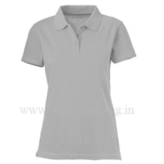 200gsm Good Quality Plain Blank Casual Cotton Custom Business Logo Female Tshirt Tagless Printing Uniform Women Polo Tee Shirt
