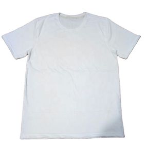 Urgent Order 160gsm 180gsm 100% Cotton White Blank T Shirt for Heat Transfer DTG Vinyl Discharge Screen Printing Men T-shirt
