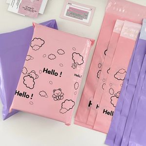 Pretty Design Mailer Bag Cloud Bear pink Adhesive Delivery Poly Mailer Mailing Bag Envelope Bag 047