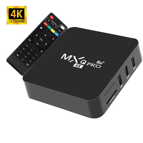 Smart TV Box Android  Amlogic S905w Allwinner 2GB 16GB 2.4G 5G WIFI Google  Android TV Box Media Player MXQPRO Set Top Box