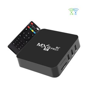 Best Smart TV Box MXQPRO Android 7.1/9.0 4K 3D 2.4G/5G WiFi Amlogic S905W Smart TV 1/2GB Ram 2/16GB Rom Set Top Box Media Player